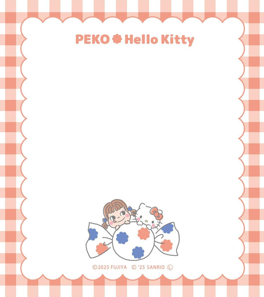 Sanrio Characters x PEKO Memo Pad Set of 4 - Dot & Checker