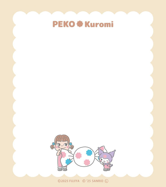 Sanrio x PEKO Memo Pad - Dot Kuromi LM372