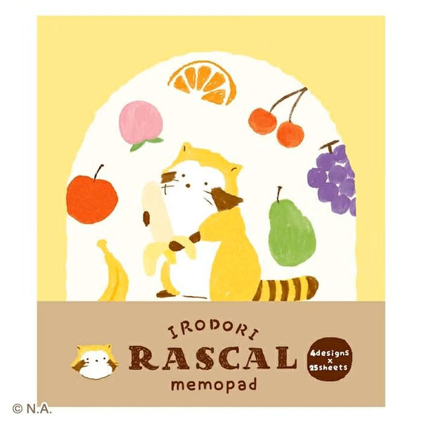 Furukawashiko Memo Pad - Fruits Rascal (Pack of 5) | papermindstationery.com