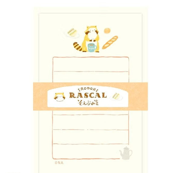 Furukawashiko Soebumi-sen Letter Set - Picnic Rascal (Pack of 5) | papermindstationery.com