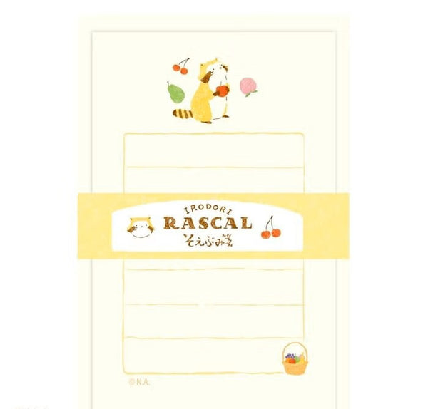 Furukawashiko Soebumi-sen Letter Set - Fruit Rascal (Pack of 5) | papermindstationery.com