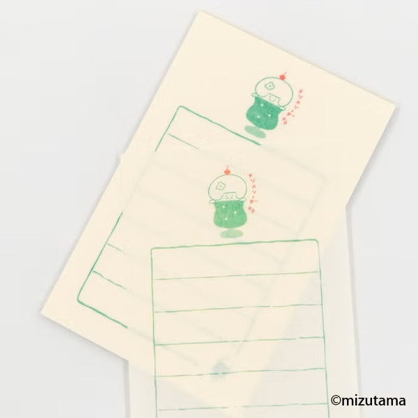 Furukawashiko Soebumi-sen Letter Paper - Mesomesoda (Pack of 5) | papermindstationery.com