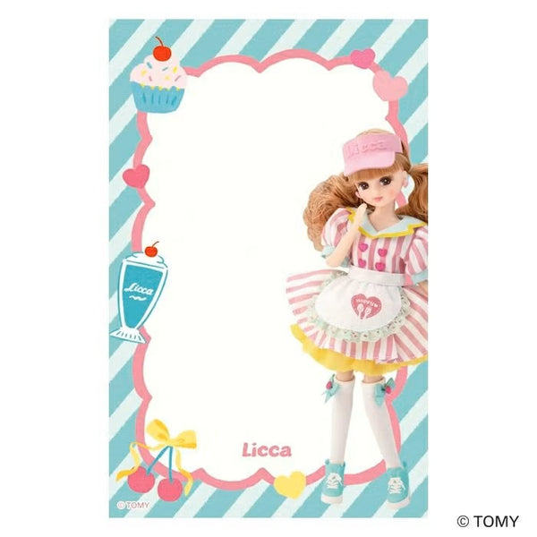 Furukawashiko Mini Letter Set - Diner Cafe Licca (Pack of 5) | papermindstationery.com