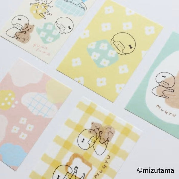 Furukawashiko kokoromoyou Deco Sticker - Fuwafuwa (Fluffy) (Pack of 5) | papermindstationery.com