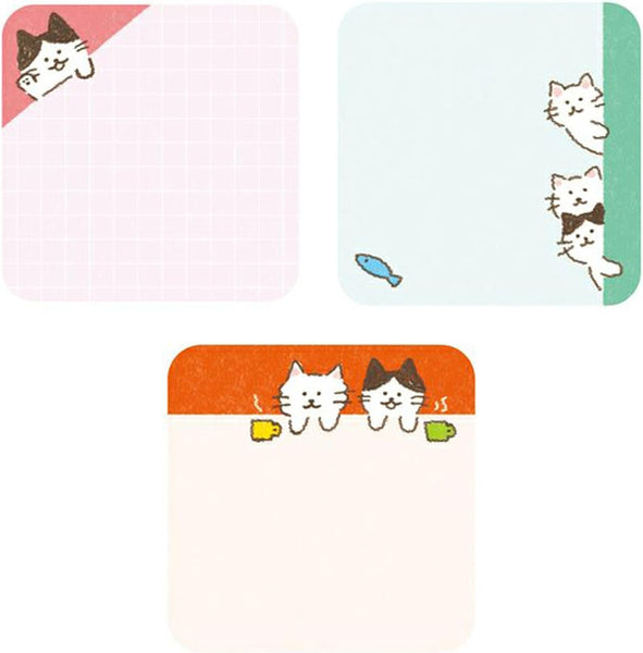 Furukawashiko Sticky Notes - Popping Up Cat QF220