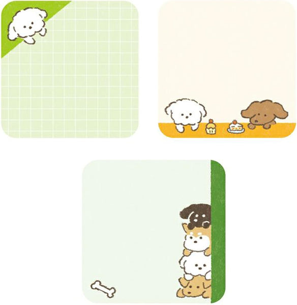 Furukawashiko Sticky Notes - Popping Up Dog QF221