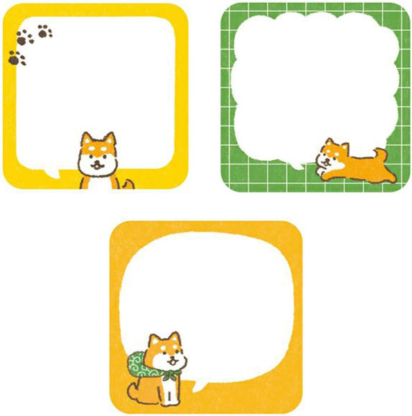 Furukawashiko Sticky Notes - Speech Bubble Dog QF226