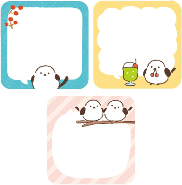 Furukawashiko Sticky Notes - Speech Bubble Bird QF227  for scrapbook & journaling DIY
