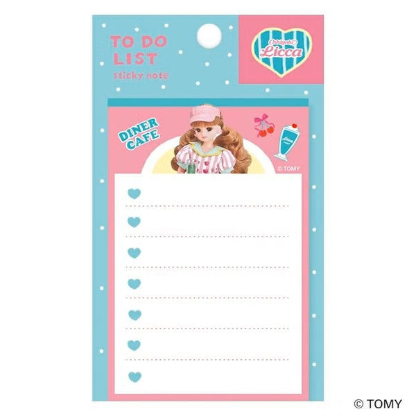 Furukawashiko Sticky Notes - Diner Cafe Licca (Pack of 5) | papermindstationery.com