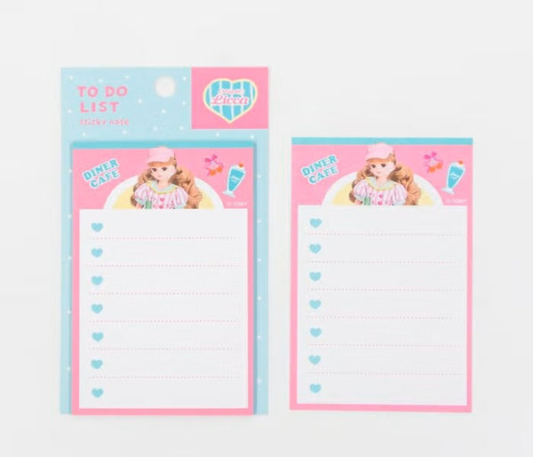 Furukawashiko Sticky Notes - Diner Cafe Licca (Pack of 5) | papermindstationery.com