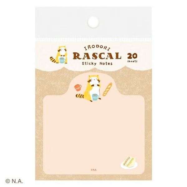 Furukawashiko Die-Cut Sticky Notes - Picnic Rascal (Pack of 5) | papermindstationery.com