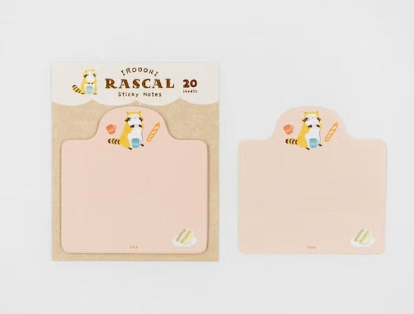 Furukawashiko Die-Cut Sticky Notes - Picnic Rascal (Pack of 5) | papermindstationery.com