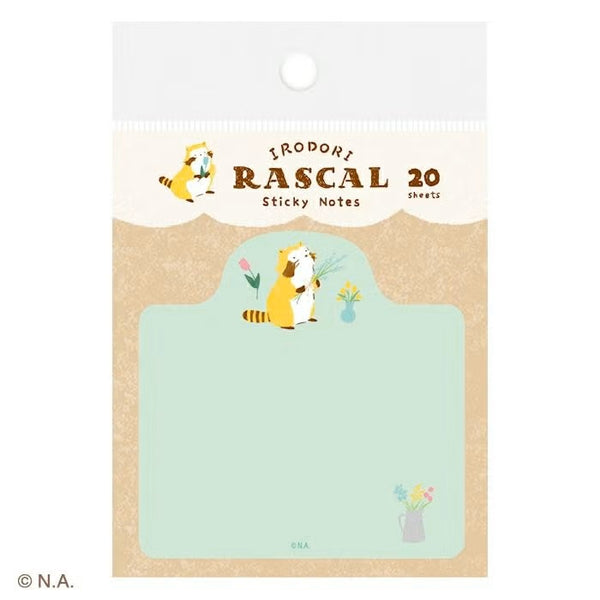 Furukawashiko Die-Cut Sticky Notes - Flower Rascal (Pack of 5) | papermindstationery.com