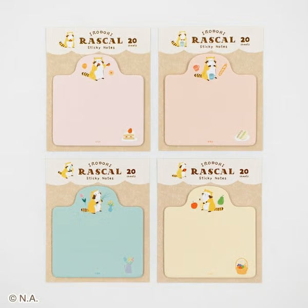 Furukawashiko Die-Cut Sticky Notes - Flower Rascal (Pack of 5) | papermindstationery.com