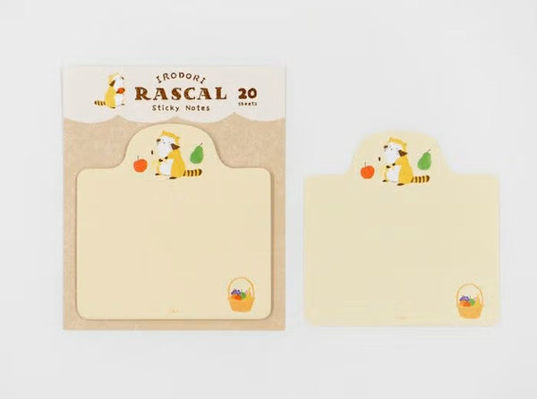 Furukawashiko Die-Cut Sticky Notes - Fruit Rascal (Pack of 5) | papermindstationery.com