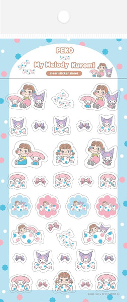 Sanrio Characters x PEKO Sticker Sheet Set of 4 - Dot & Checker