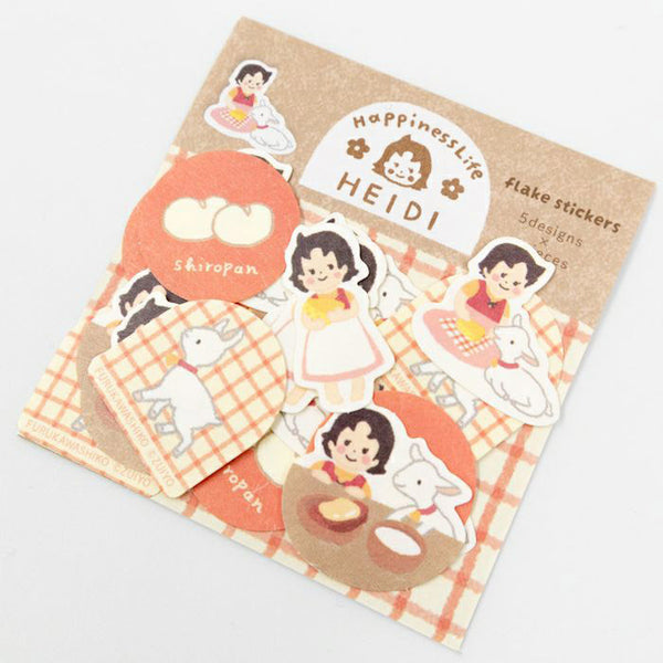 Furukawashiko Flake Stickers - Chewing Heidi Happiness Life QSA305 Girl of the Alps for scrapbooking