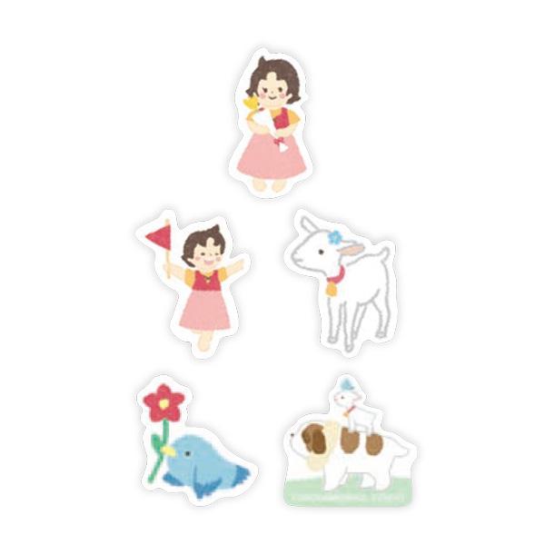 Furukawashiko Flake Stickers - Exciting Heidi QSA306