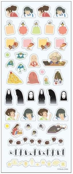 Studio Ghibli Sticker Sheet - Schedule Sticker Spirited Away (Pack of 10) | papermindstationery.com