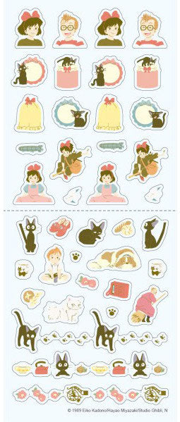 Studio Ghibli Sticker Sheet - Schedule Sticker Kiki's Delivery Service (Pack of 10) | papermindstationery.com