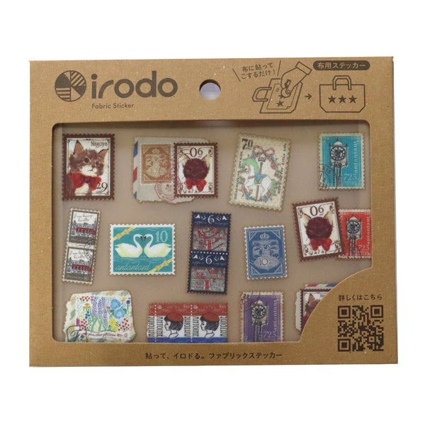 Irodo Fabric Transfer Sticker Set of 2 - Lecture & Tumble Stamp