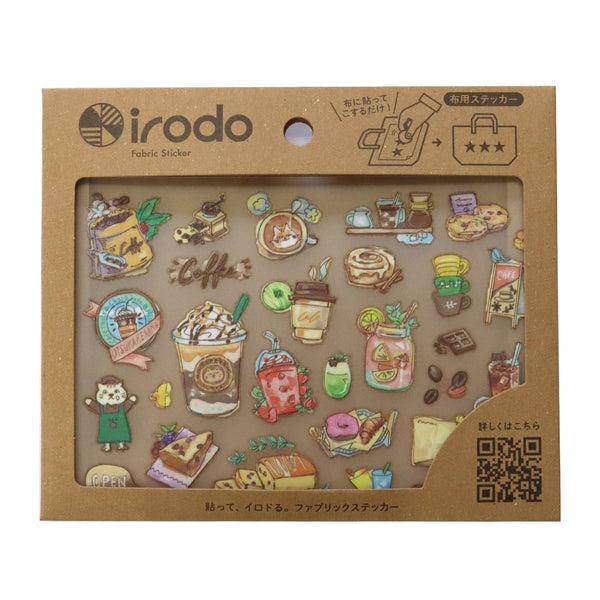 Irodo Fabric Transfer Sticker Set of 2 - Cafe & Tea Party