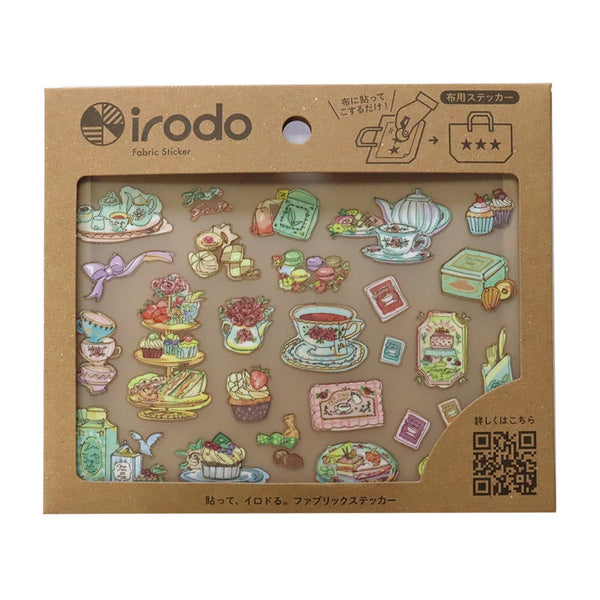 Irodo Fabric Transfer Sticker Set of 2 - Cafe & Tea Party