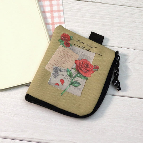 Irodo Fabric Transfer Sticker (No Iron-On Required) - Rose 90208 (Pack of 5) | papermindstationery.com