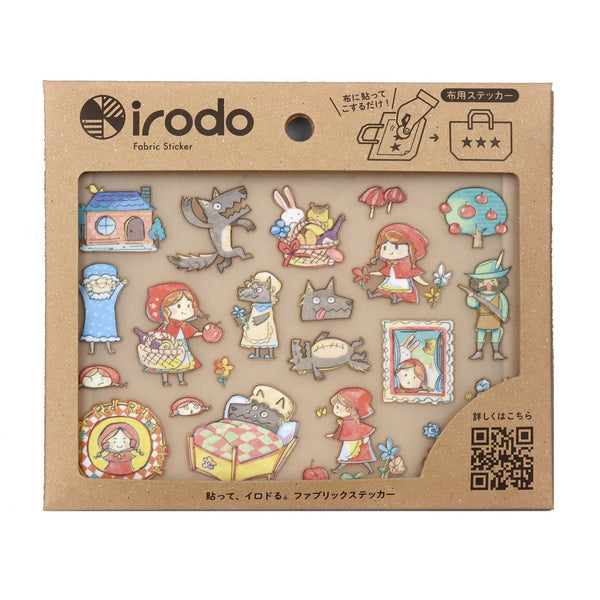 Irodo Fabric Transfer Sticker Set of 2 - Fairy Tale Characters