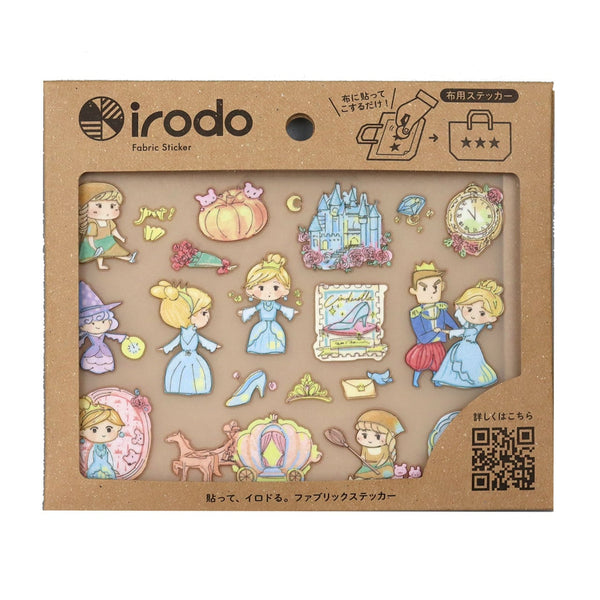 Irodo Fabric Transfer Sticker Set of 2 - Disney Princesses