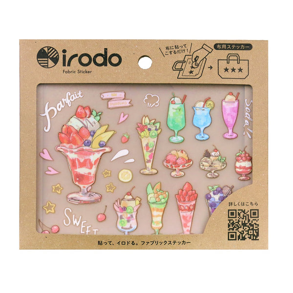 Irodo Fabric Transfer Sticker Set of 2 - Parfait & Cake