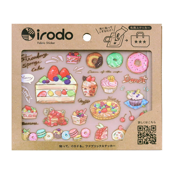 Irodo Fabric Transfer Sticker Set of 2 - Parfait & Cake