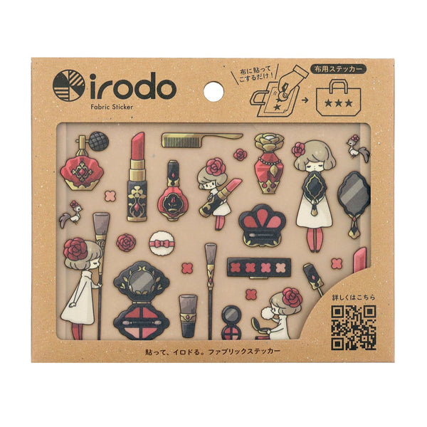 Irodo Fabric Transfer Sticker Set of 2 - Astronomical & Floral Makeup