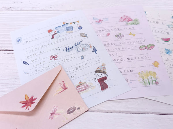 Sheet of decorative "paper-transfer" stickers with winter-themed designs on a white background, featuring the brand 'irodo'