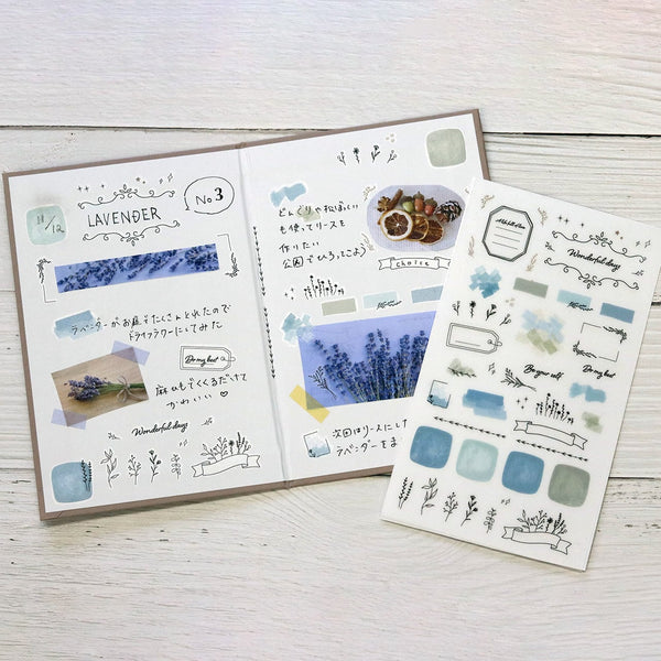 Irodo Paper Transfer Stickers - Square 90509