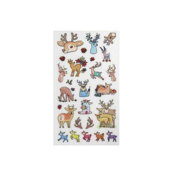 Irodo Paper Transfer Stickers - Deer 90546