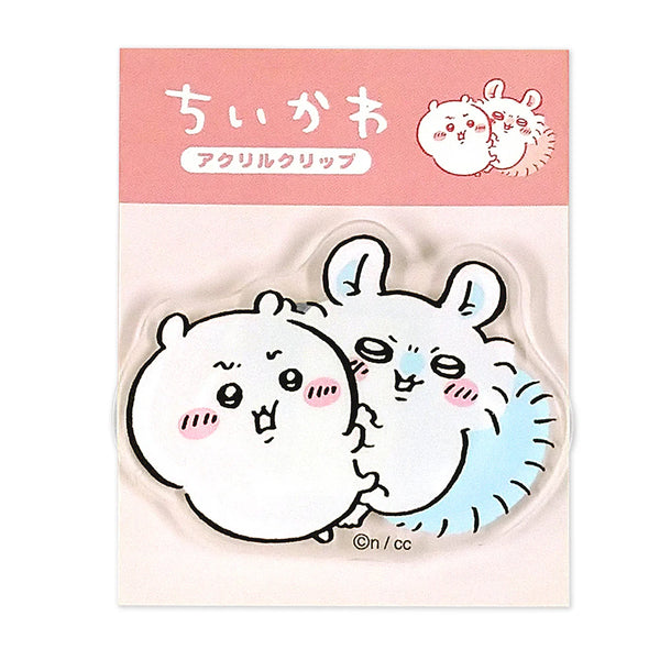 Chiikawa Acrylic Clip Chiikawa and Momonga 227001