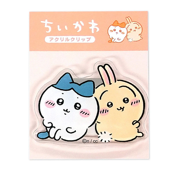 Chiikawa Acrylic Clip Hachiware and Usagi 227002
