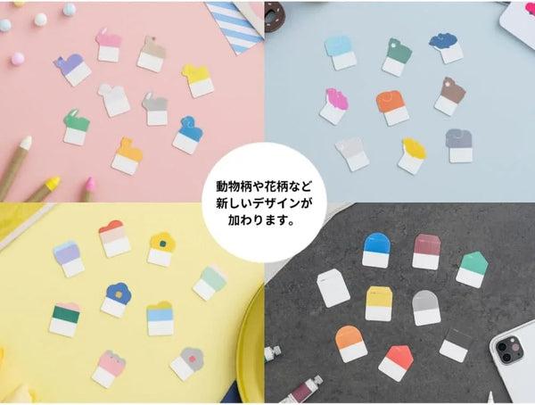Kanmido Index File Tabs - Flower & Wave FT-3003 | papermindstationery.com