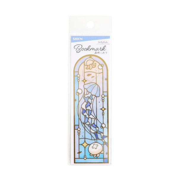 Kamiiso Transparent Bookmark - Jellyfish (Pack of 10) | papermindstationery.com