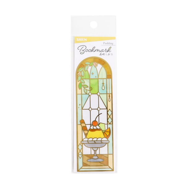Kamiiso Transparent Bookmark - Pudding (Pack of 10) | papermindstationery.com