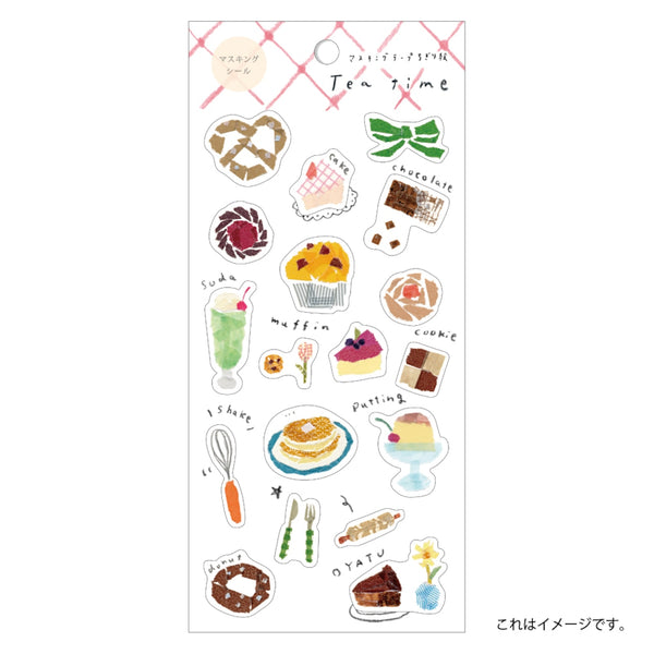 Kamiiso Miki Tamura Sticker Sheet - Tea Time