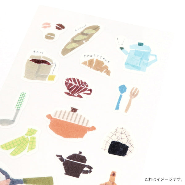 Kamiiso Miki Tamura Sticker Sheet - Kitchen