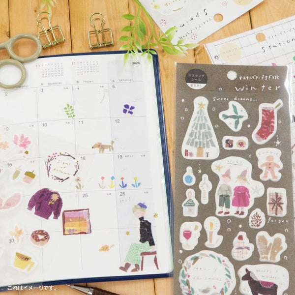 Kamiiso Miki Tamura Sticker Sheet - Forest