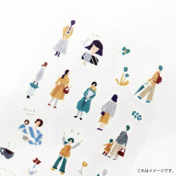 Kamiiso Miki Tamura Sticker Sheet - People
