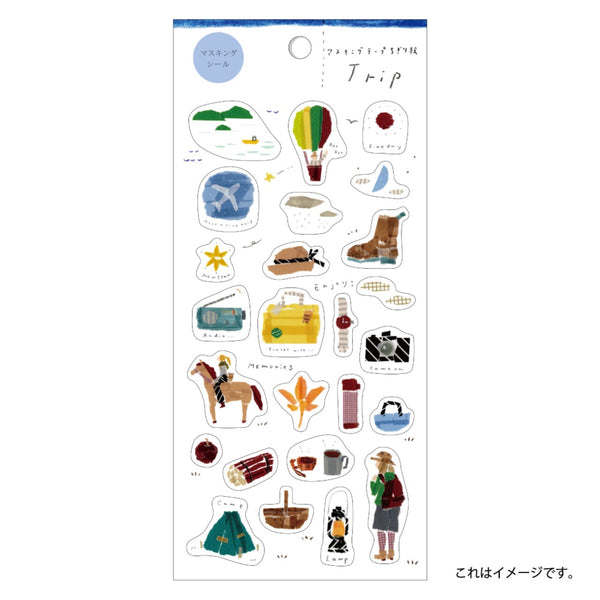Kamiiso Miki Tamura Sticker Sheet - Trip