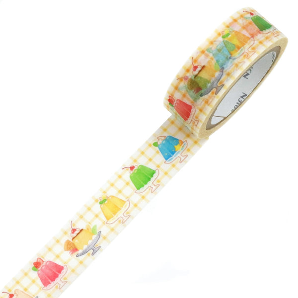 Kamiiso SAIEN Washi Masking Tape - Jelly , 15mm x 7m roll