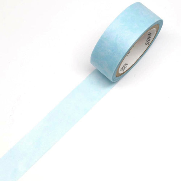 Kamiiso Miki Tamura Masking Tape - Chigiri-e (Torn Paper Art) 6-Color Set - Sora (Sky) (Pack of 10) | papermindstationery.com