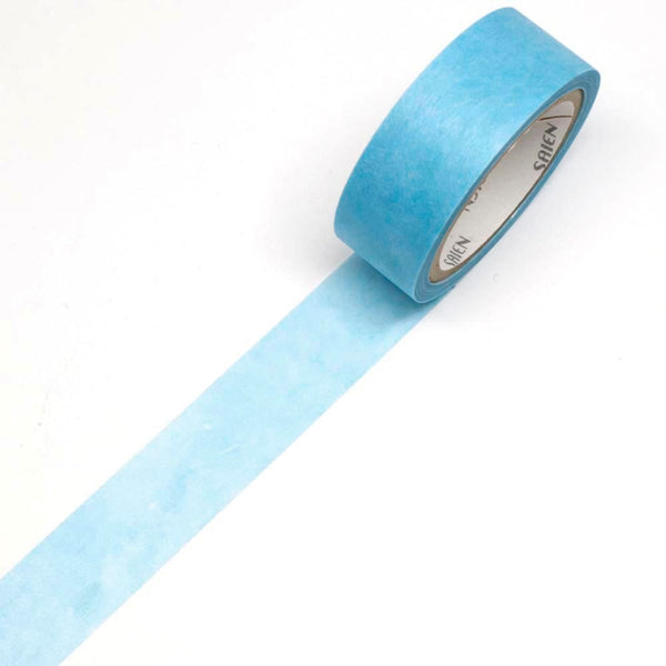 Kamiiso Miki Tamura Masking Tape - Chigiri-e (Torn Paper Art) 6-Color Set - Sora (Sky) (Pack of 10) | papermindstationery.com