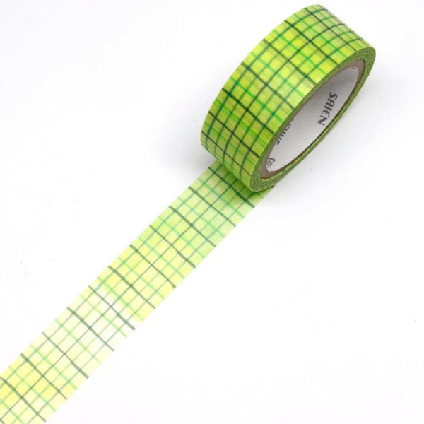 Kamiiso Miki Tamura Washi Masking Tape - Chigiri-e 5-Color Set: Moyo